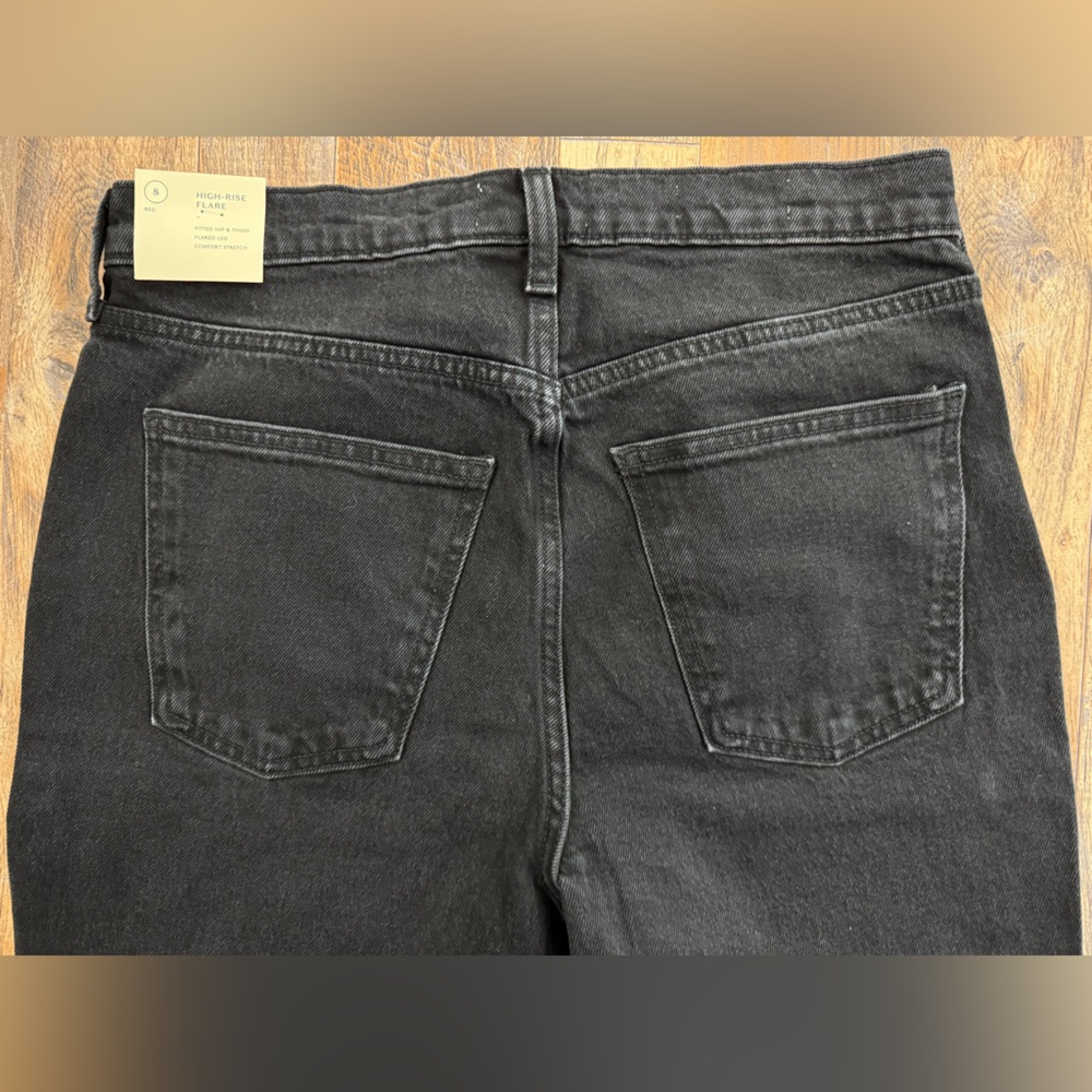 Universal Thread Women's Black High Rise Flare Legs Denim Jeans, Size 8R - Picture 11 of 16